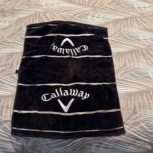 Callaway Black and White Golf Towel